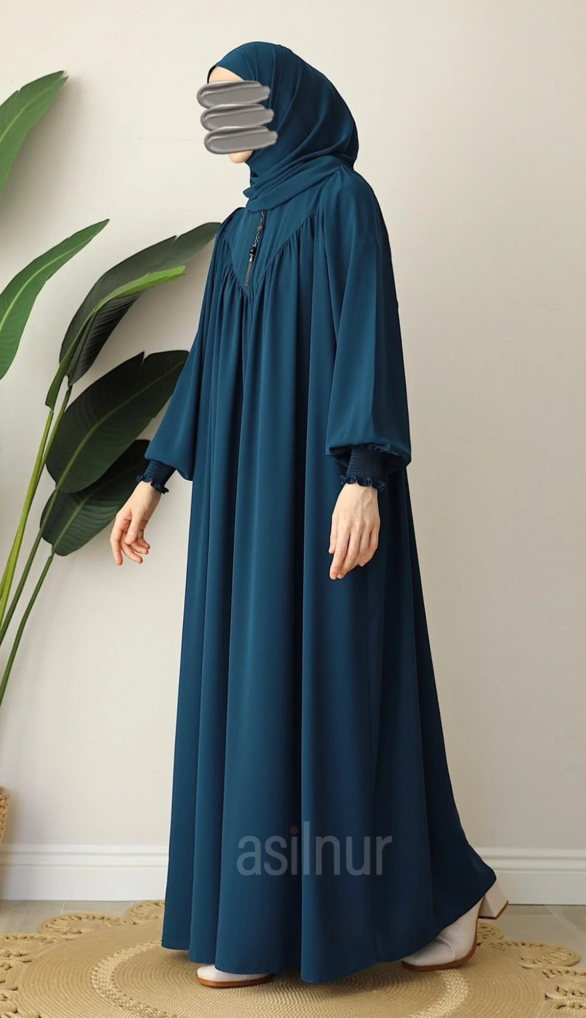 ASİLNUR مجموعة شال Elif Ferace مع هدية