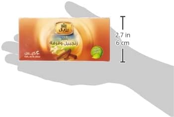 Royal Herbs ginger and cinnamon 20 tea bags / مشروب أعشاب الزنجبيل والقرفة من رويال، 20 كيس