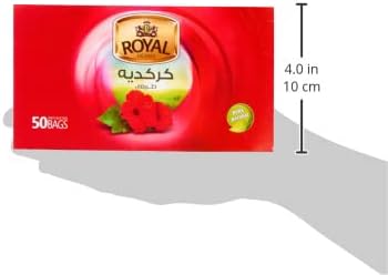 Royal roselle herbs, 50 bags / أعشاب الكركديه الملكية، 50 كيسًا