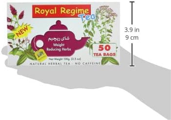 Royal Herbs regime herbal tea - 50 bags / شاي ريجيم بالأعشاب من رويال، 50 كيس