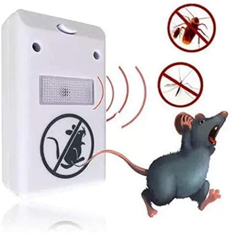 Electronic pest control ultrasonic pest repeller home anti mosquito repellent killer rodent bug / مناسب ل البعوض - اداة ضرب البعوض