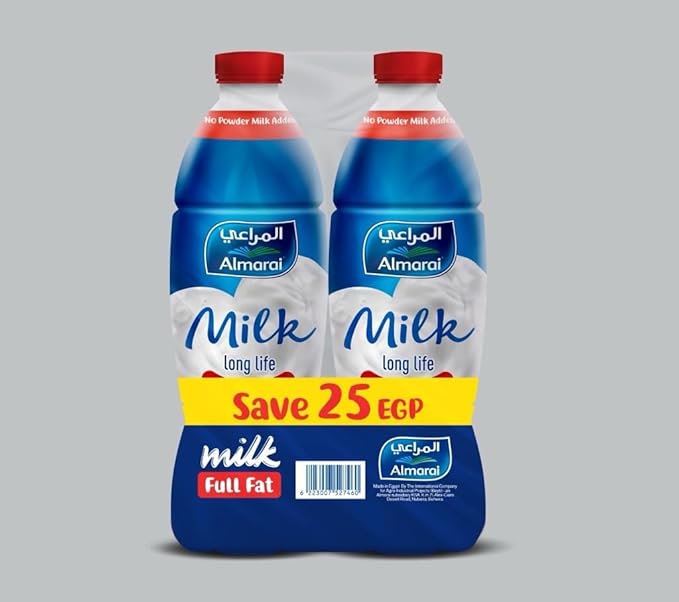 Almarai Milk 1.5L FF 4 Bundle Save 25 / حليب سائل من المراعي، خالي من الدسم، غير منكه، عبوة من 4 قطع، سعة 1.5 لتر للقطعة