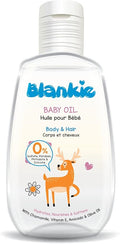 Blankie baby oil - 100 ml / زيت للجسم كامل من بلانكي مرطب ومنعش، مناسب لجميع أنواع البشرة، 100 مل