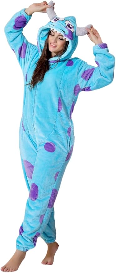 Women's Fur Hooded Jumpsuit One Size / جمبسوت نسائي بغطاء رأس من الفرو، مقاس واحد