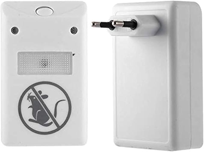 Electronic pest control ultrasonic pest repeller home anti mosquito repellent killer rodent bug / مناسب ل البعوض - اداة ضرب البعوض