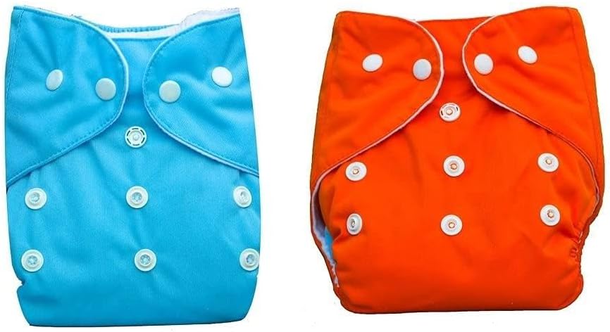 Household All-in-One Washable Multi-Use Cloth Diapers - Comfortable & Eco-Friendly Home Nappy / حفاضات قماش منزلية الكل في واحد قابلة للغسل ومتعددة الاستخدامات - مريحة وصديقة للبيئة