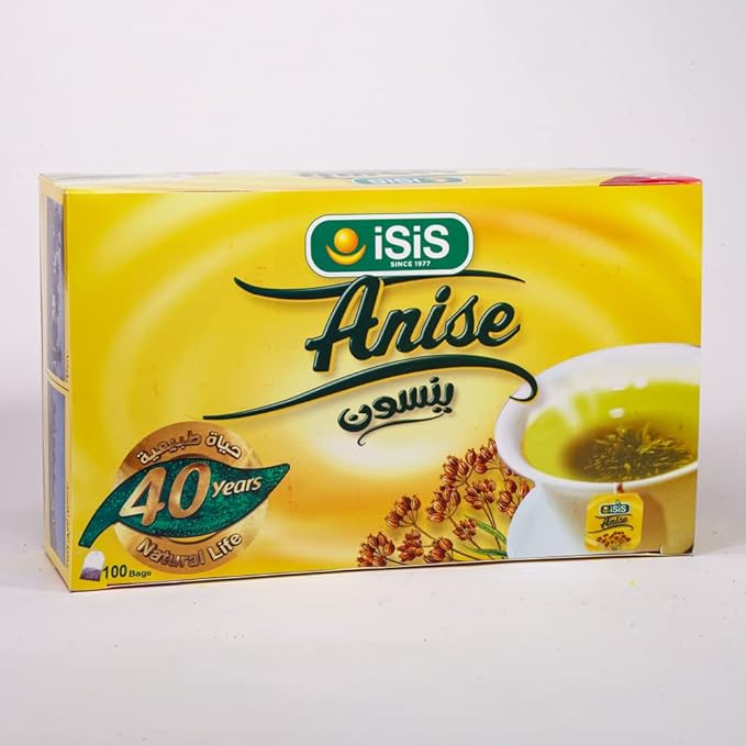 iSiS Natural Anise Herbal Tea – 50 Envelopes / ايزيس ينسون 50 فلتر