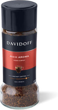 Davidoff Café Rich Aroma Instant Coffee 3.5oz/100g / قهوة اروما سريعة التحضير كافيه ريتش من دافيدوف 100 جرام - 3.5 اونصة، أرض، إناء