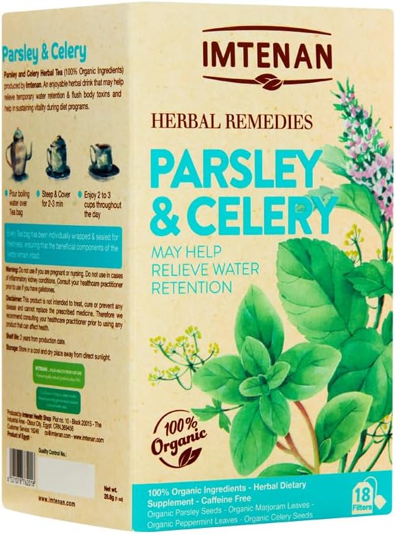 Imtenan parsely and celery tea- 18 bags / امتنان شاى أعشاب البقدونس والكرفس 18 فلتر