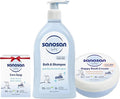 Sanosan Nappy Rash Cream 150 ml + Sanosan Baby Bath & Shampoo 500 ml + Soap Free / كريم لطفح الحفاض من سانوسان 150 مل + شامبو استحمام للاطفال من سانوسان 500 مل