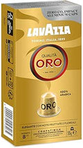 Lavazza Qualita Oro Compatible Capsules With Nespresso 10 Capsules / كبسولات كواليتا اورو متوافقة مع نسبريسو من لافازا، 10 كبسولات