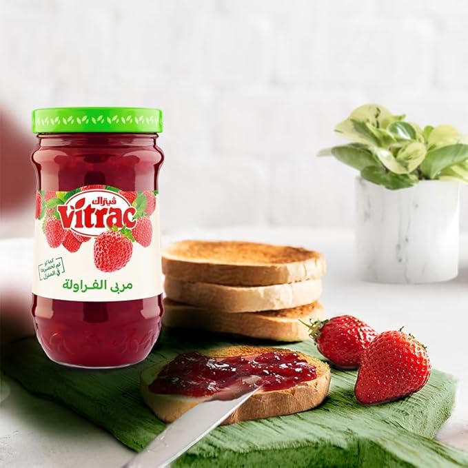 Vitrac strawberry jam- 850 gm / مربي فراولة من فيتراك، 850 جرام