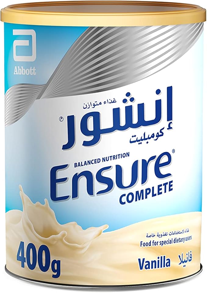 Ensure Complete Powder, 400g / مسحوق كامل برائحة الفانيليا، 400 جرام من انشور