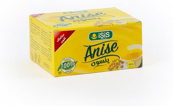 iSiS Natural Anise Herbal Tea – 50 Envelopes / ايزيس ينسون 50 فلتر