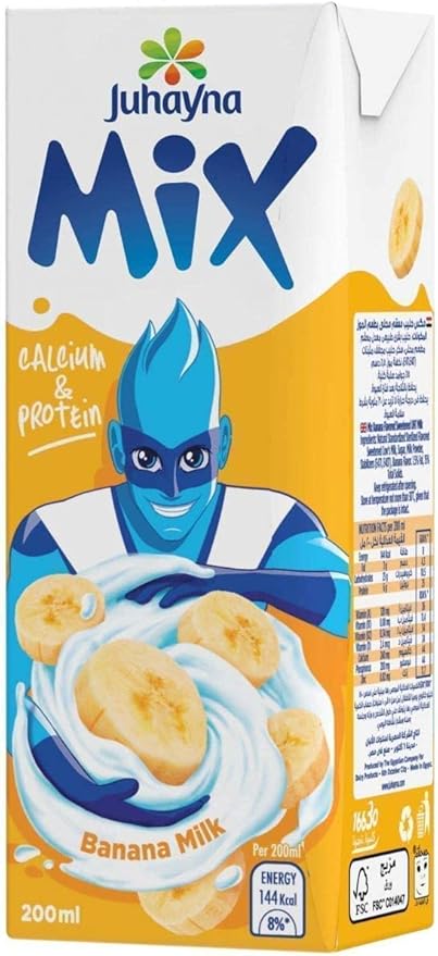 Juhayna Mix Banana Juice 200 ml / جهينة عصير مكس بالموز - 200 مل