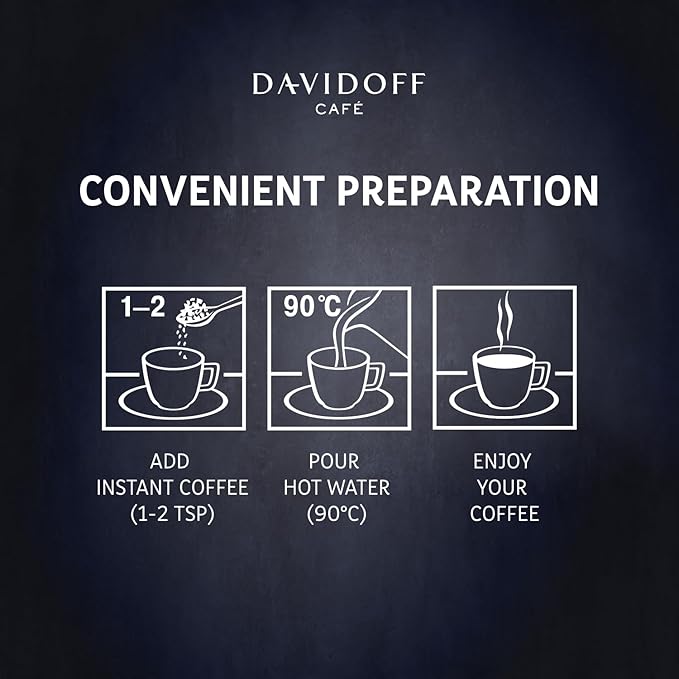 Davidoff Café Rich Aroma Instant Coffee 3.5oz/100g / قهوة اروما سريعة التحضير كافيه ريتش من دافيدوف 100 جرام - 3.5 اونصة، أرض، إناء