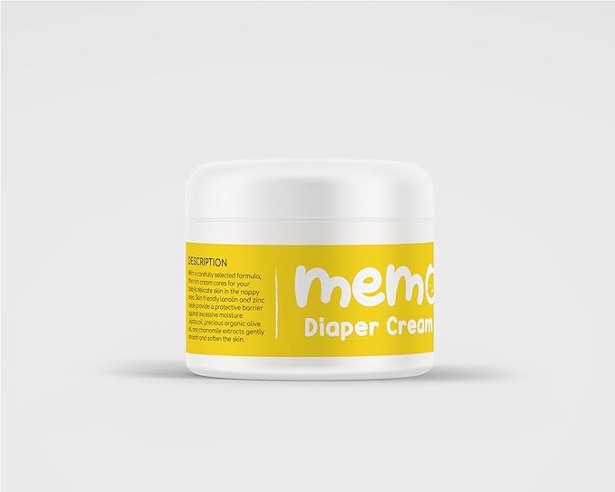 Memo Diaper Cream 200 ML / كريم حفاضات الأطفال والرضع من ميمو، 200 مل