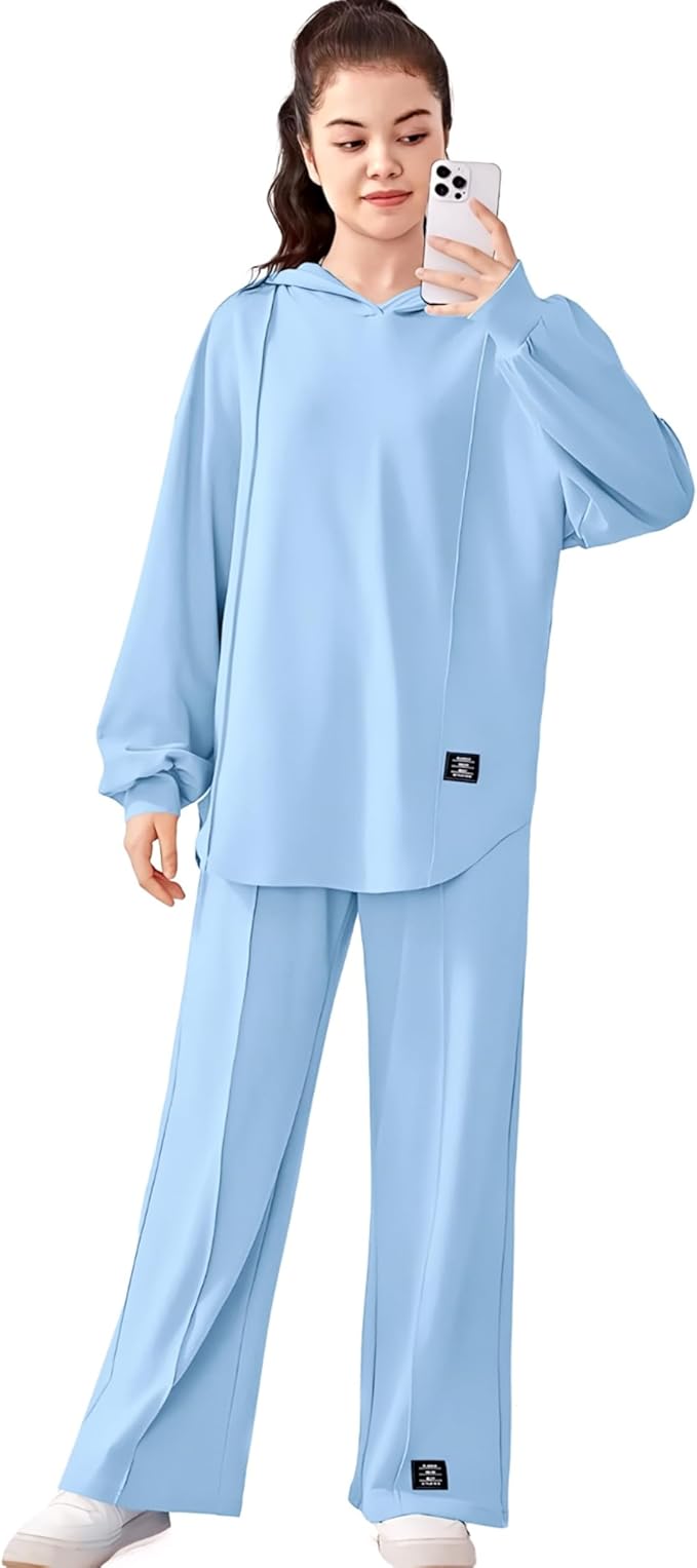 طقم رياضي نسائي من رومبا – خامة قطن ناعم ومريح مقاوم للتجاعيد والوبر - ترنج رياضي للبنات والنساء بغطاء للرأس من رومبا