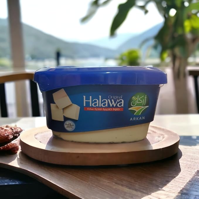 حلاوة أركان بريميوم السادة - مصنوعة من أجود المكونات الطبيعية لذوق غني وأصيل - خالية من الألوان الصناعية والمواد الحافظة - مثالية للإفطار والحلويات الشرقية - 600 جرام