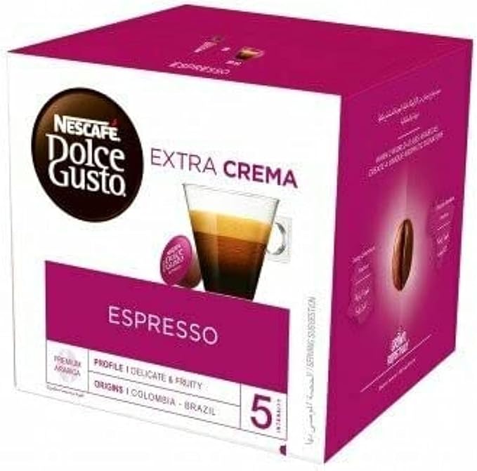 NESCAFÉ Dolce Gusto Espresso (16 Capsules) / نسكافيه دولشي جوستو سبريسو 16 كبسوله، صندوق