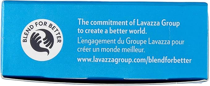 Lavazza Dek Decafinato Compatible Capsules With Nespresso 10 Capsules Blue / كبسولات متوافقة مع نسبريسو 10 زرقاء من لافازا ديك ديكافيناتو