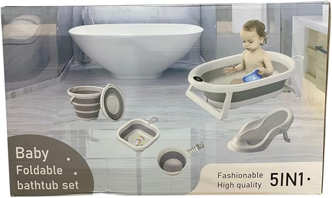 5-Piece Baby Bathtub-Bathtub 5 * 1 / حوض استحمام للاطفال من 5 قطع 5 × 1