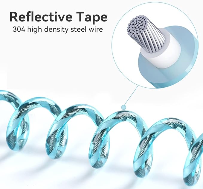 Anti Lost Wrist Link for Toddlers  6.56ft / حلقات معصم مضادة للضياع للاطفال الصغار، زمام معصم للاطفال باللون الازرق مع حبل معصم بتصميم فتح مغناطيسي للحفاظ على طفلك قريبًا وآمنًا بطول 6.5 قدم