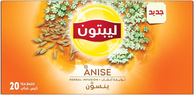 Lipton Herbal Anise, 20 Teabags / شاي ليبتون العشبي باليانسون، 20 كيس شاي