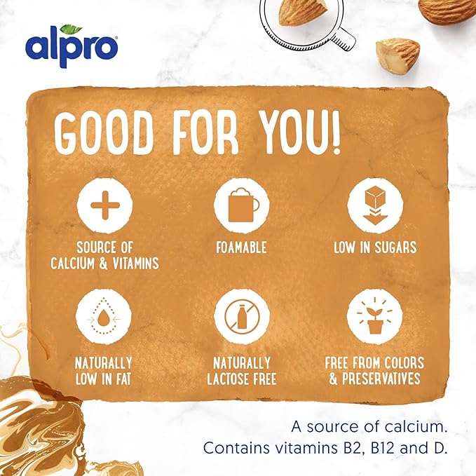 Alpro barista almond for professionals - 1l / لوز باريستا من البرو للمحترفين - 1 لتر