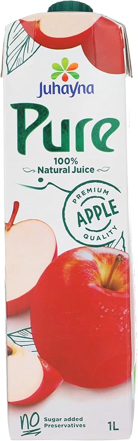 Juhayna Pure Apple Juice, 1 Liter / عصير تفاح بيور من جهينة، 1 لتر