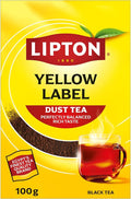 Lipton Black Tea With Sun Dried Tea Leaves, Loose, For A Rich Natural Taste, 100g / شاي اسود داست ليبل من ليبتون - 100 جرام