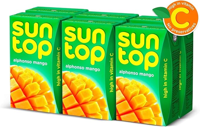 Suntop juice 250 ml mango -set of 24 / عصير مانجو من سن توب 250 ملليلتر مجموعة 24 قطعة