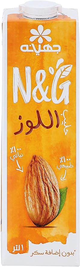 Juhayna Almond Milk - 1 Liter / حليب اللوز من جهينة - 1 لتر