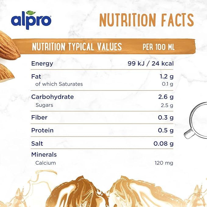 Alpro barista almond for professionals - 1l / لوز باريستا من البرو للمحترفين - 1 لتر