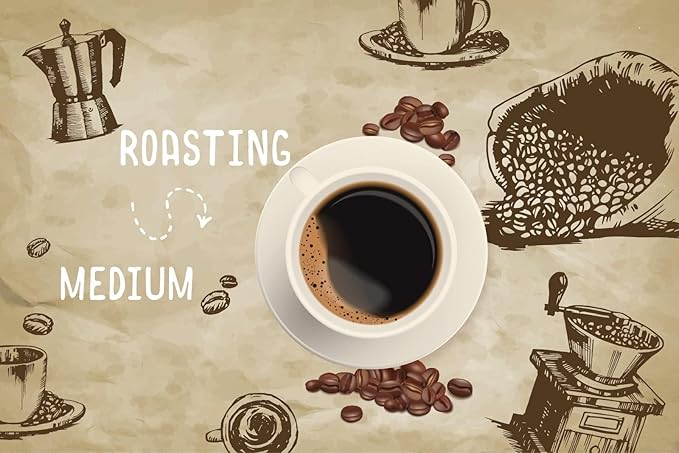 Lara Coffee- filter coffee 100% premium ground coffee Medium Roast 250 gr / قهوة لارا - قهوة بفلتر قهوة مطحونة فاخرة 100 تحميص متوسط، 250 غرام