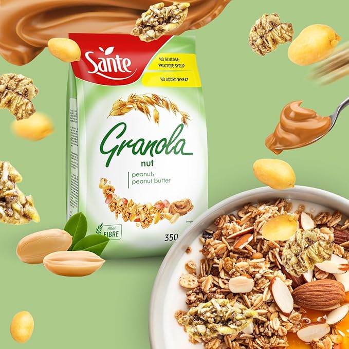 Sante Granola with Nuts, 350 g / جرانولا بالمكسرات من سانتي، 350 جم