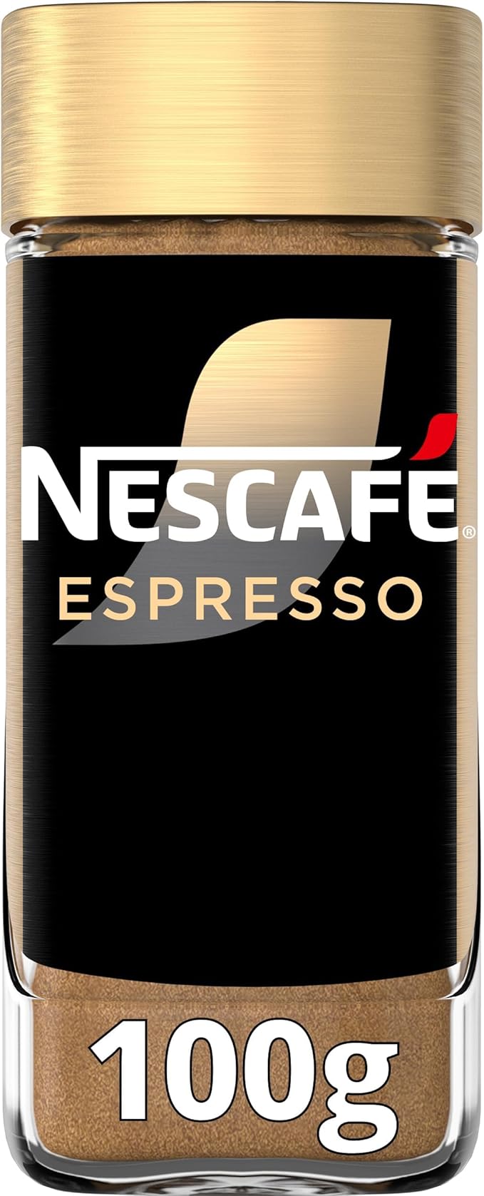 NESCAFÉ gold espresso Italian instant coffee, rich crema,100% arabica, 100g / قهوة اسبريسو سريعة التحضير من نسكافيه، كريمة غنية، 100% ارابيكا، برطمان 100 غرام
