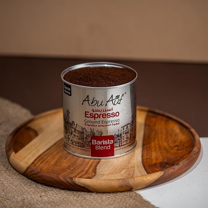 Abu Auf Barista Blend Espresso 200 Gm (grinded) / أبو عوف بن اسبرسو بارستا 200 جم