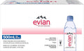 evian natural spring water, 500mL Bottles, 24 Pack / مياه الينابيع الطبيعية من ايفيان، زجاجات 500 مل، 24 عبوة
