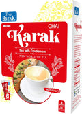 Misr Café Instant Karak Chai Tea with Creamer, Sugar and cardomom, 8 x 25g sachets / شاي كرك من مصر كافيه، 25 جم