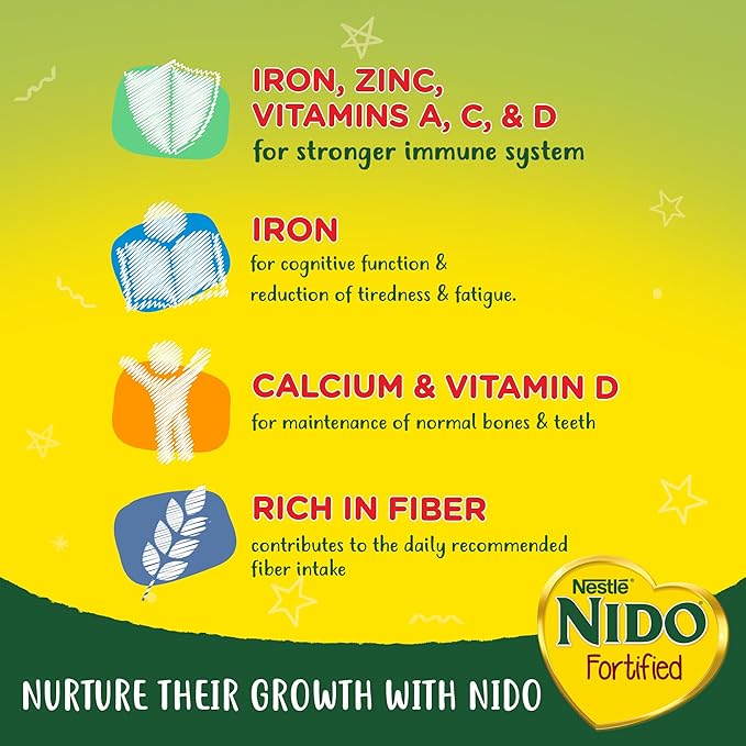 Nido Fiber Milk Powder 900g / مسحوق لبن فايبر من نيدو، وزن 900 جم