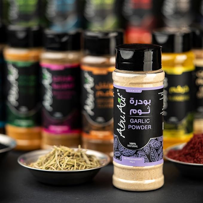 Abu Auf Powder Garlic 90 Gm / مسحوق ثوم من ابو عوف، 90 جرام