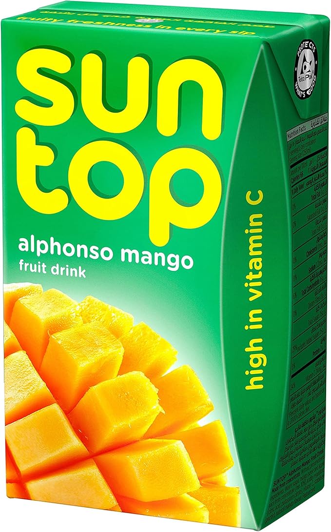 Suntop juice 250 ml mango -set of 24 / عصير مانجو من سن توب 250 ملليلتر مجموعة 24 قطعة