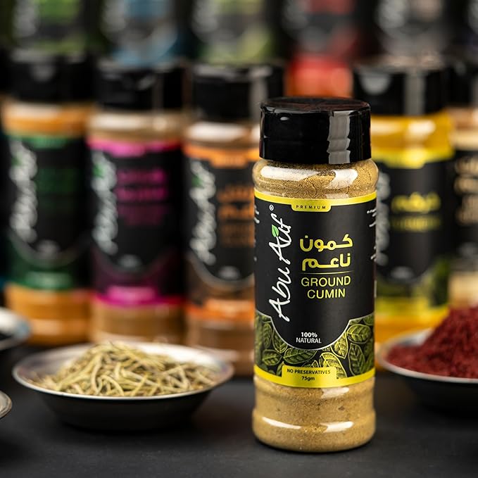 Abu Auf Grind Cumin 75 Gm / كمون مطحون من ابو عوف، 75 جرام