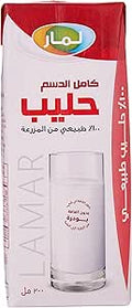 Lamar full cream milk 200 ml / حليب كامل الدسم من لمار، 200 مل