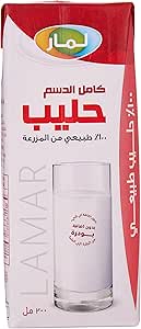 Lamar full cream milk 200 ml / حليب كامل الدسم من لمار، 200 مل
