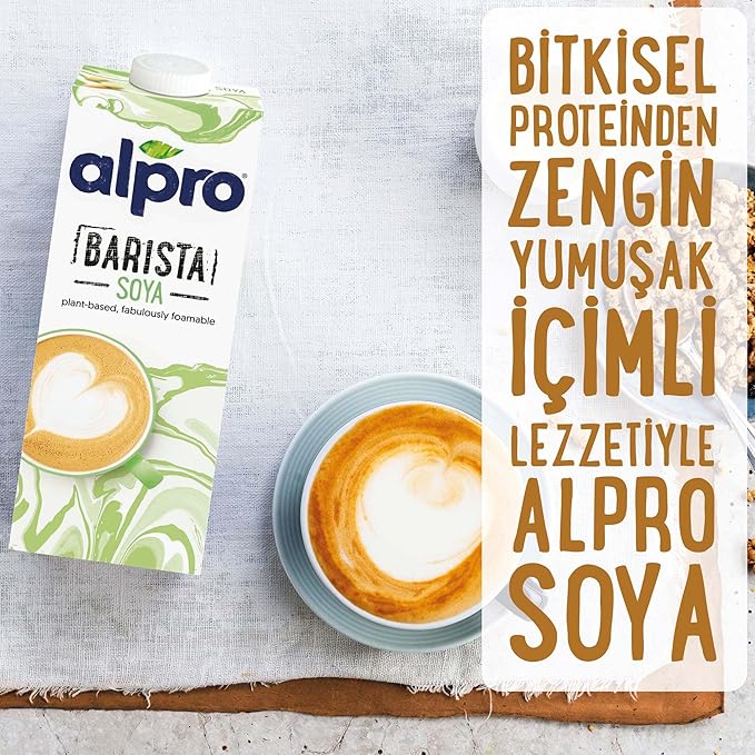 Alpro barista soya for professionals - 1l / حليب صويا باريستا من البرو للمحترفين- 1 لتر